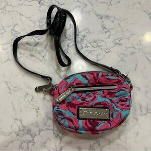 Betsey Johnson Floral Print Small Crossbody Bag
